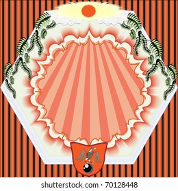 Old Vintage background Vector illustration