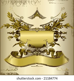 old vintage banner