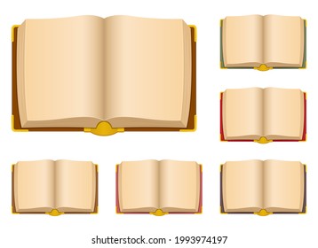 Old vintage book vector design illustration isolated on white background