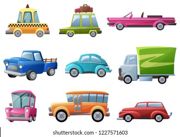 Set Cartoon Cute Kids Toy Style Stock Vector (Royalty Free) 1739992034