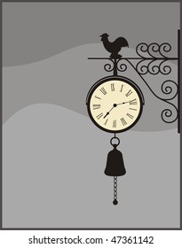 Old vintage clock