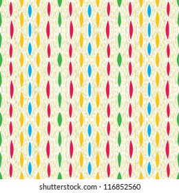 old vintage fabric, or textile; it is a seamless pattern background made with little grunge colorful strokes, very retro like from 70`s or 60`s and very crafty and homemade