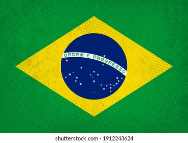 Antigua bandera de Brasil.