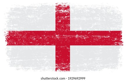 Old vintage flag of England.