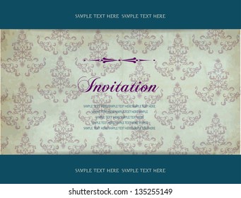 old vintage frame,baroque stile