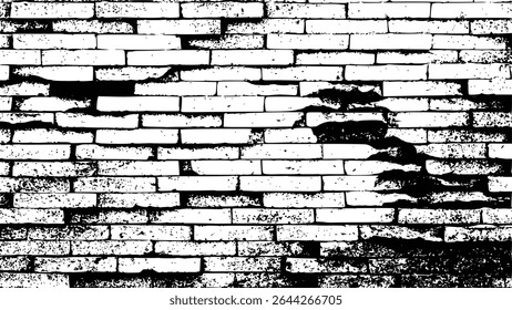 Antiga textura de parede de tijolo grunge vintage