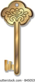 Old vintage key
