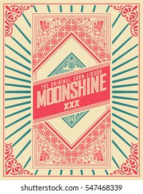 old vintage label design