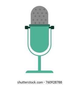 Old vintage microphone