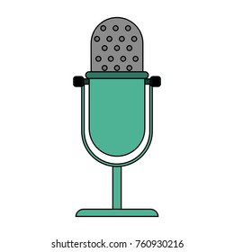 Old vintage microphone