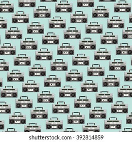 old vintage radio pattern