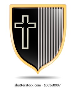 	Old vintage shield