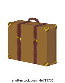 Old vintage suitcase