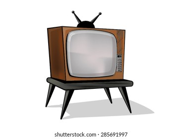 old Vintage television