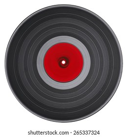 Old vinyl record, vector