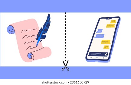 Icono antiguo frente nuevo, concepto de negocio de gestión de mejoras y cambios con flechas y signo de peso