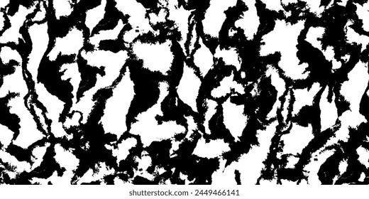 Old wall  black and white background. Grunge concrete, plaster, stone marble texture. Industrial dirty backdrop. Fabric seamless pattern.