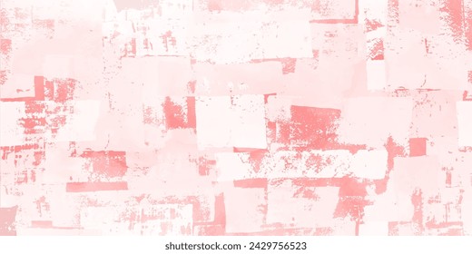 Old wall grunge background. Pink wallpaper. Concrete, fresco, stone texture.