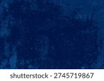 Old wall pattern texture cement blue dark abstract  blue color design are light with black gradient background. EPS 10