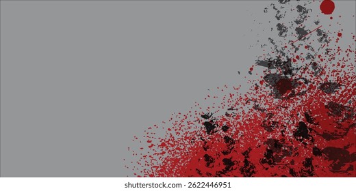 Old wall texture cement black red  background abstract dark color design are light with grey gradient background.