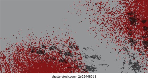 El diseño abstracto del color oscuro del fondo rojo negro del cemento de la textura de la pared vieja es ligero con el fondo gris del gradiente.