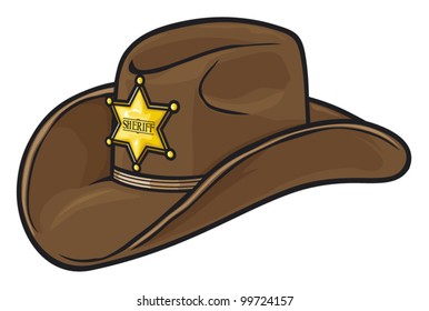 Old Western Sheriff Hat