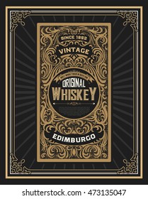 Old Whiskey Label