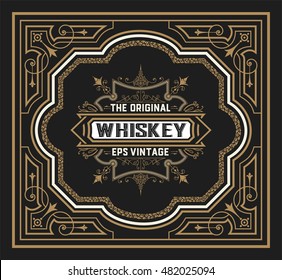 Old Whiskey Label