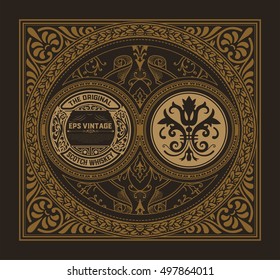 Old Whiskey Label Old Whiskey Label