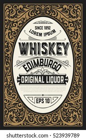 Old Whiskey Label