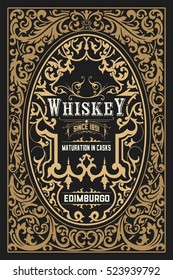 Old Whiskey Label