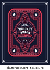 Old Whiskey Label