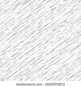 Tejido blanco antiguo con grietas diagonales. Textura de tela rota. Fondo rayado. Vector Abstractas sin costuras.