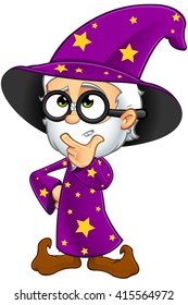 Old Wizard In Purple