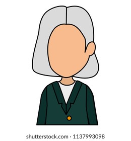 old woman avatar character