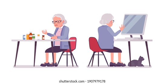 34,263 Grandma old illustration Images, Stock Photos & Vectors ...