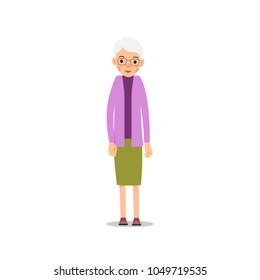 Grandmother Design Old Woman Female Person Stock Vector (Royalty Free ...