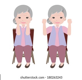 1,172 Strong old lady exercise Images, Stock Photos & Vectors ...