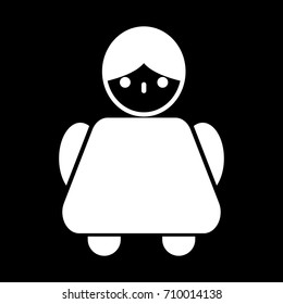 Old woman icon .