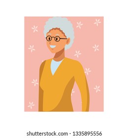 Old Woman Portrait Stock Vector (Royalty Free) 1335895556 | Shutterstock