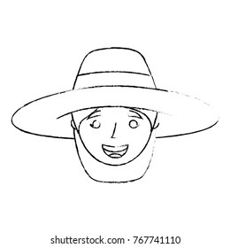old woman portrait lady grandma cartoon