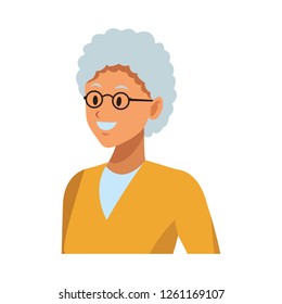 old woman profile old woman profile
