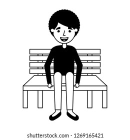 old woman sitting on bench