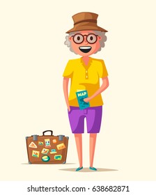 809 Cartoon Grandma Travel Images, Stock Photos & Vectors | Shutterstock