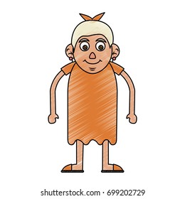 old woman vector illustration
