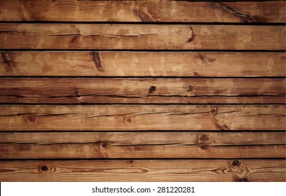 Old wood texture, vector
