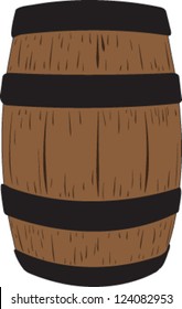 Old Wooden Barrel