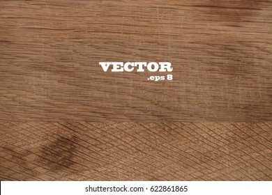 Old wooden wall. Background. Vector.