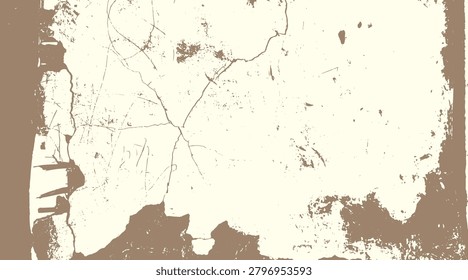 Old and worn brick wall surface texture vector image - illustration.
