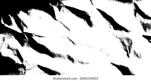 Old Wrinkled Paper Texture with Torn Edges and Vintage Distress Marks